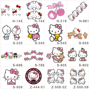Cartoon KT cat car stickers cute decoration modified car stickers creative electric car novice cover scratch stickers
