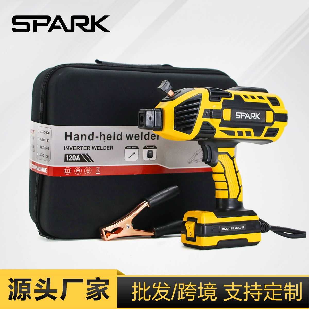 Трансграничная внешняя торговля Ручной электросварочный аппарат домашнее английское регулирование 110v небольшой мини-портативный цельносварочный аппарат