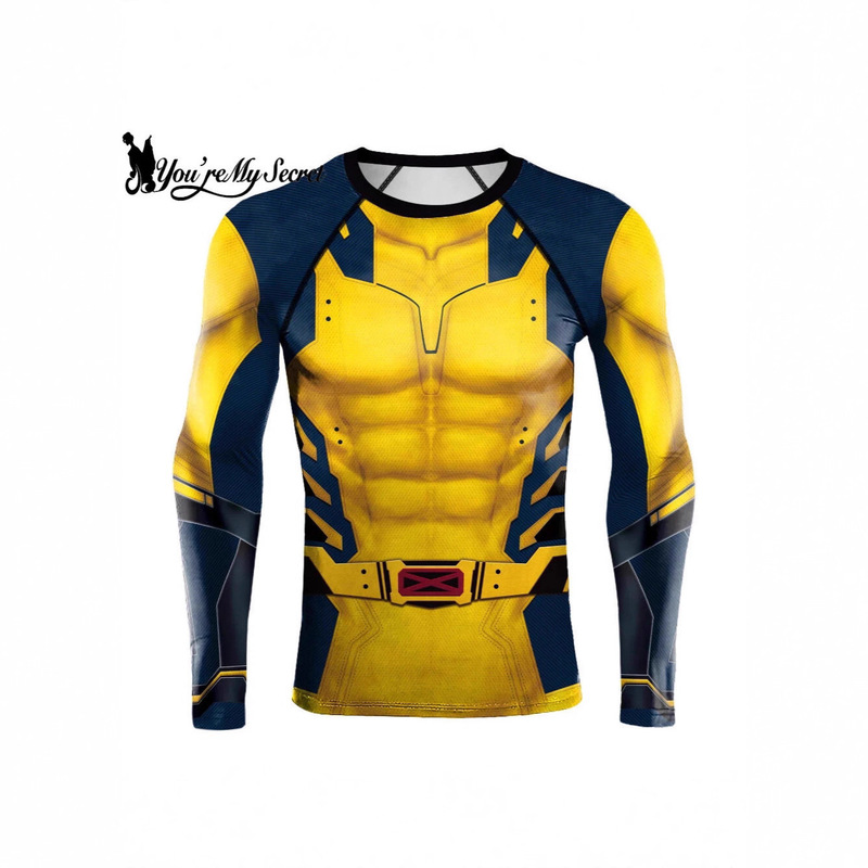Iron Man Anime Print T-Shirt Long Sleeve Round Neck Casual Men's Long Sleeve T-Shirt Iron Man Anime Print T-Shirt Long Sleeve Round Neck Casual Men's Long Sleeve T-Shirt