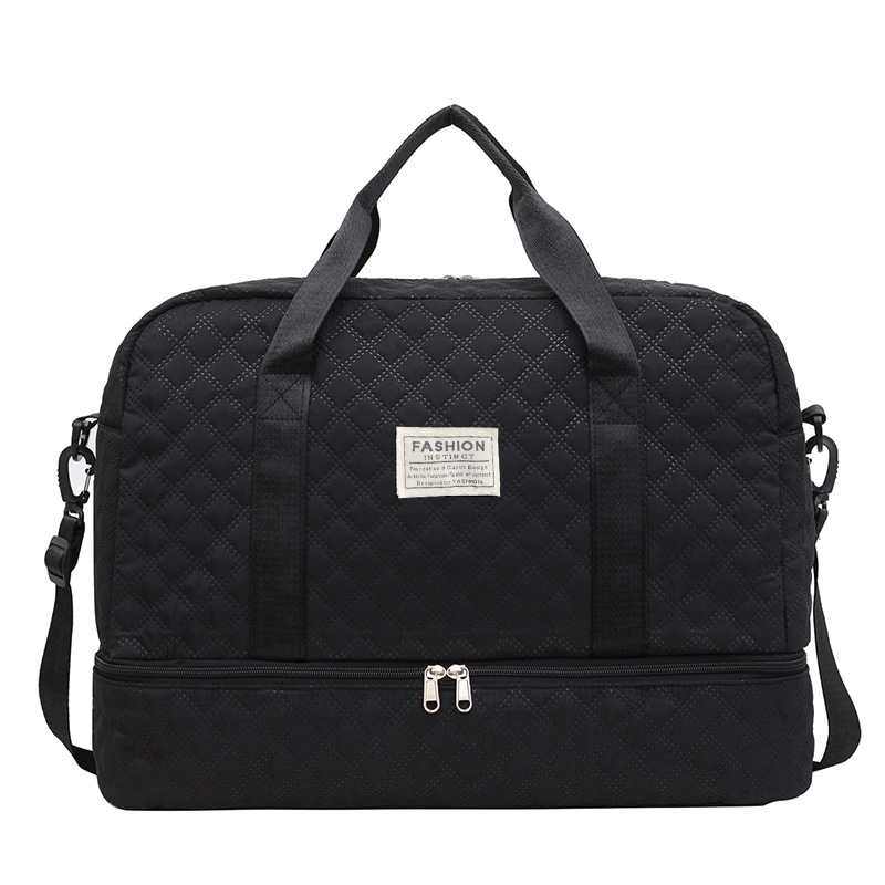 Bolsa de viaje impermeable de gran capacidad para viajes de negocios, bolsa de almacenamiento con barra de tracción, bolsa de equipaje de mano, bolsa de mudanza