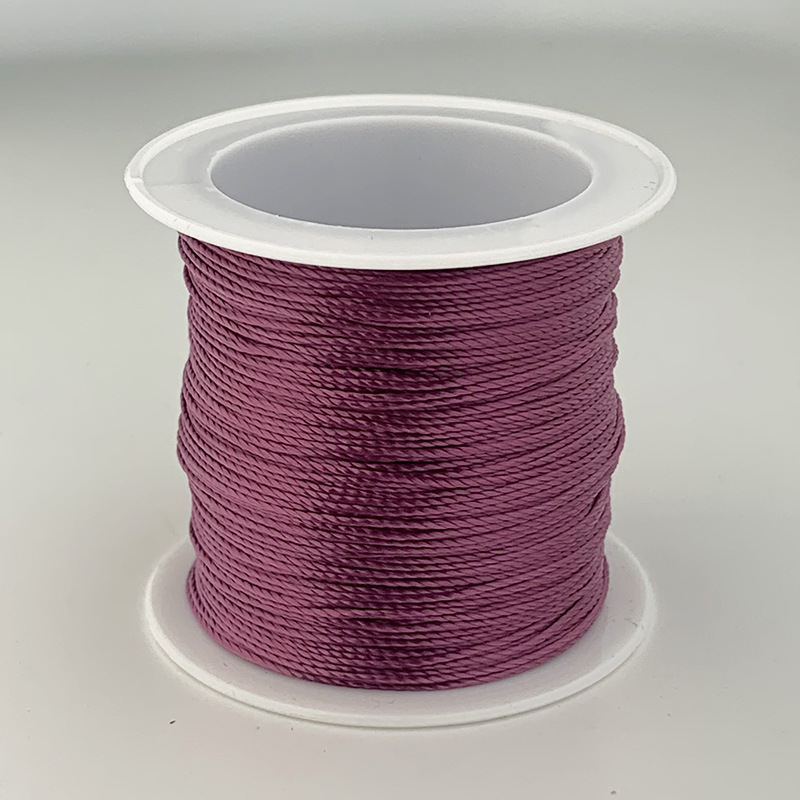 12 hilos de alambre trenzado hilo rojo hilo de color Morandi cuerda trenzada collar cuerda cuerda trenzada a mano material de bricolaje