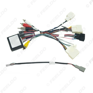 Suitable for Toyota Camry Avalon Sienna Corolla Superb Android Large-Screen Navigation Power Cord + Protocol Box