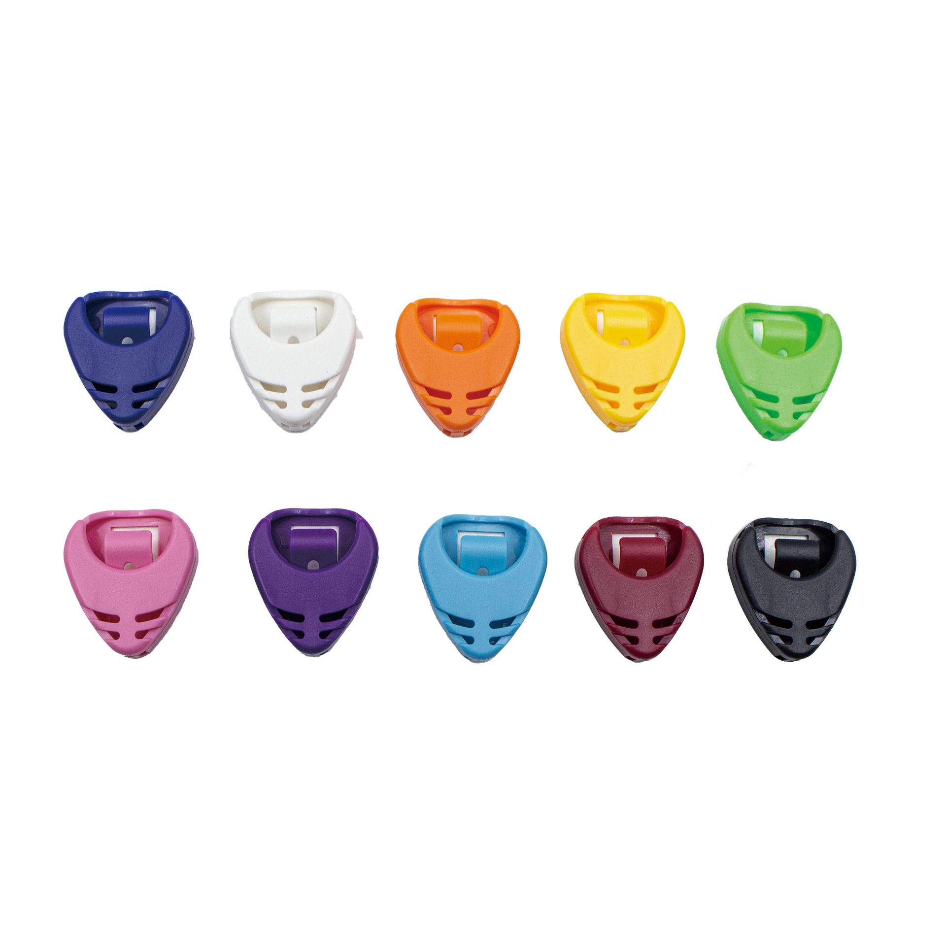 Musical instrument pick box, guitar color pick clip, love-shaped pick clip, stickable pick clip, pick box