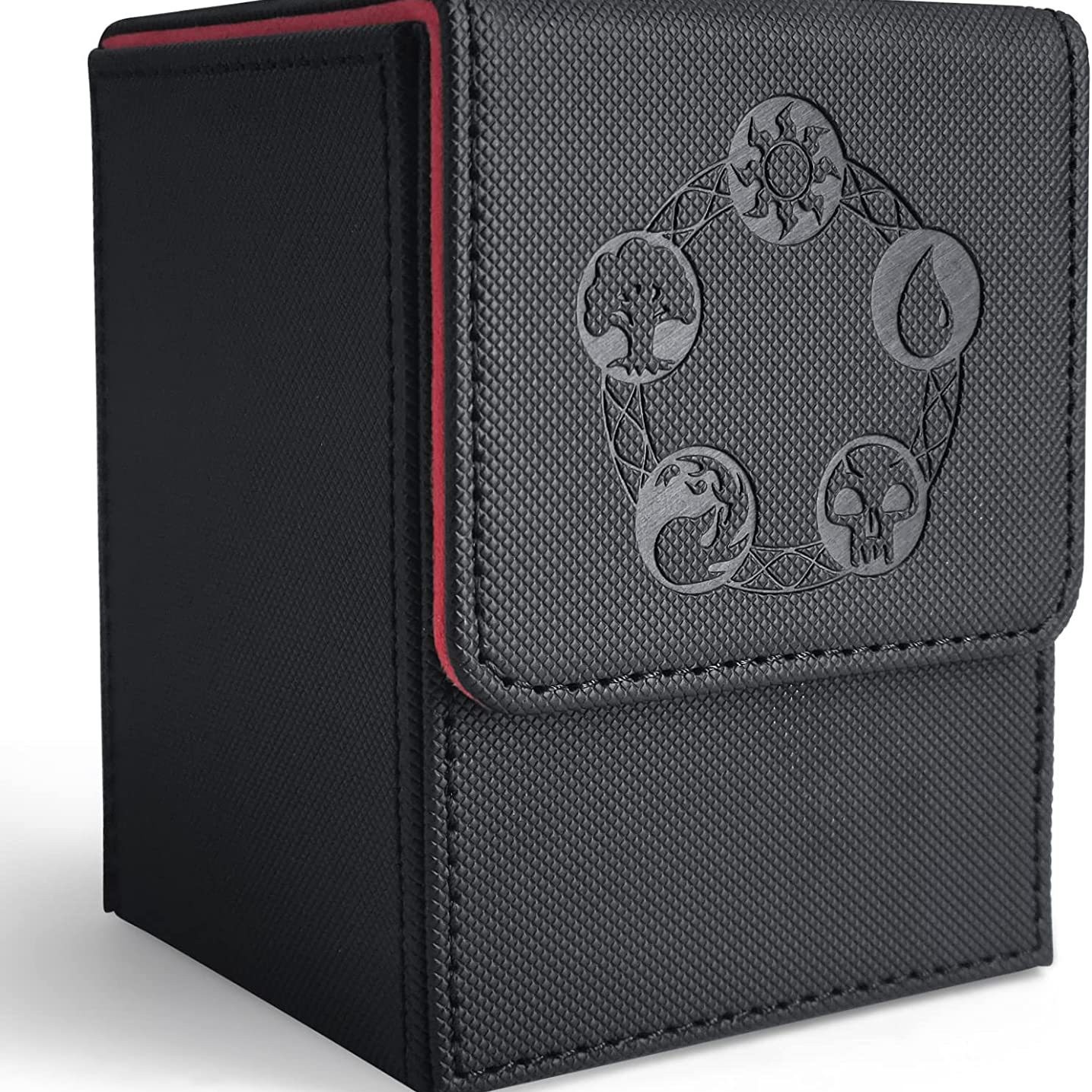 Tarjeta DE LA Caja de tarjeta de almacenamiento Caja de tarjeta magnética ptcg Pocket Monster Bao Ke Meng Cubierta Caja de tarjeta de juego de mesa de almacenamiento