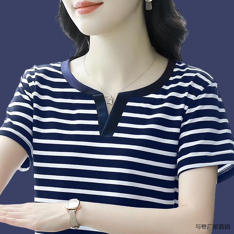 小さな襟のデザイン、ファッショナブルでエレガントな女性用純綿半袖シャツ、2025年夏の新しいスタイル、ゆったり、多用途、外国風、小と路|undefined