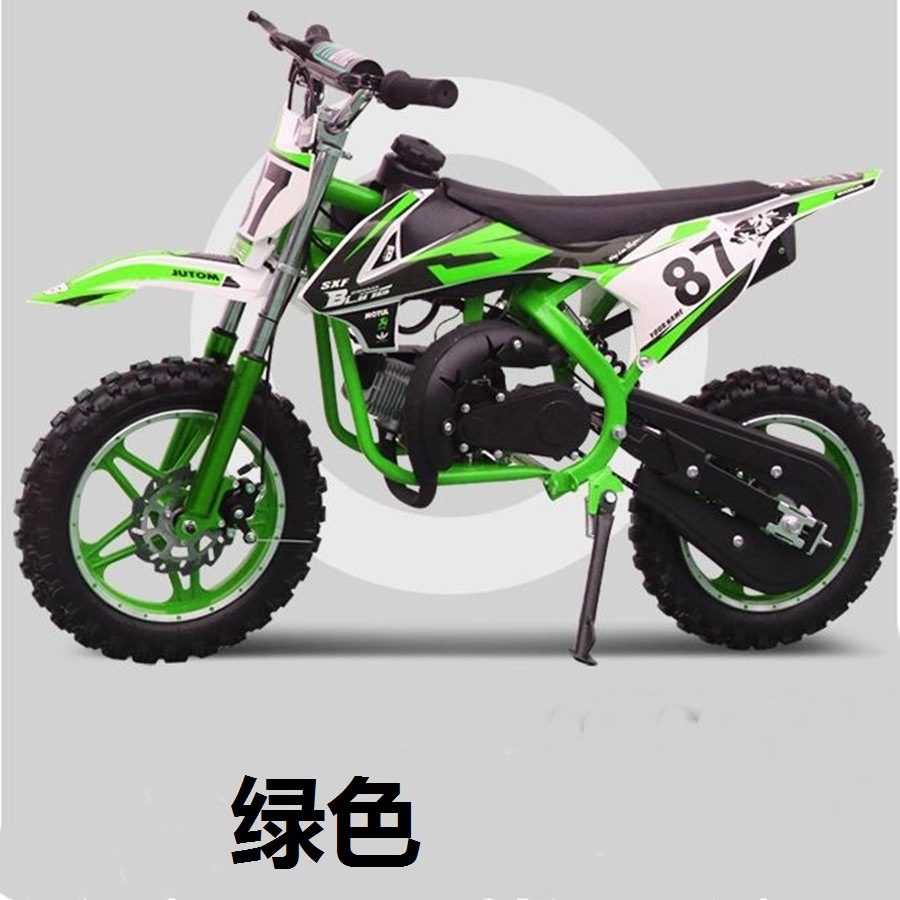 Dos golpes pequeño vehículo todoterreno 49CC mini scooter para niños KTM juvenil de dos ruedas pequeño deportivo