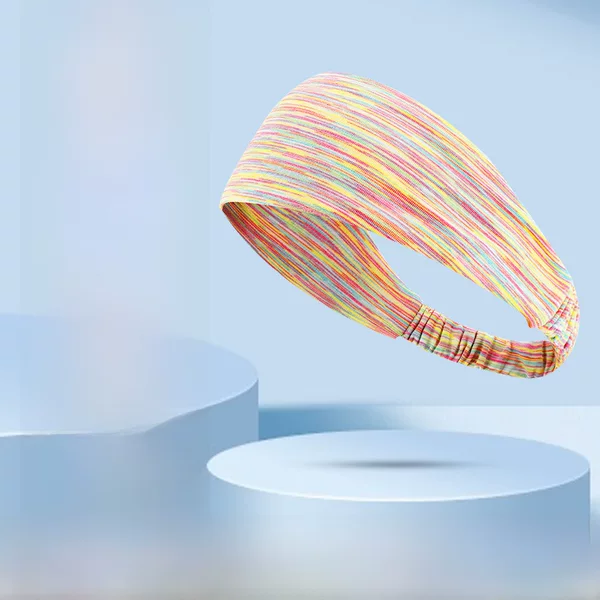 Cross-border New Sweat-absorbent Sports Headband Women's Running Fitness Headband Headband Headband Basketball Yoga Sports Headband