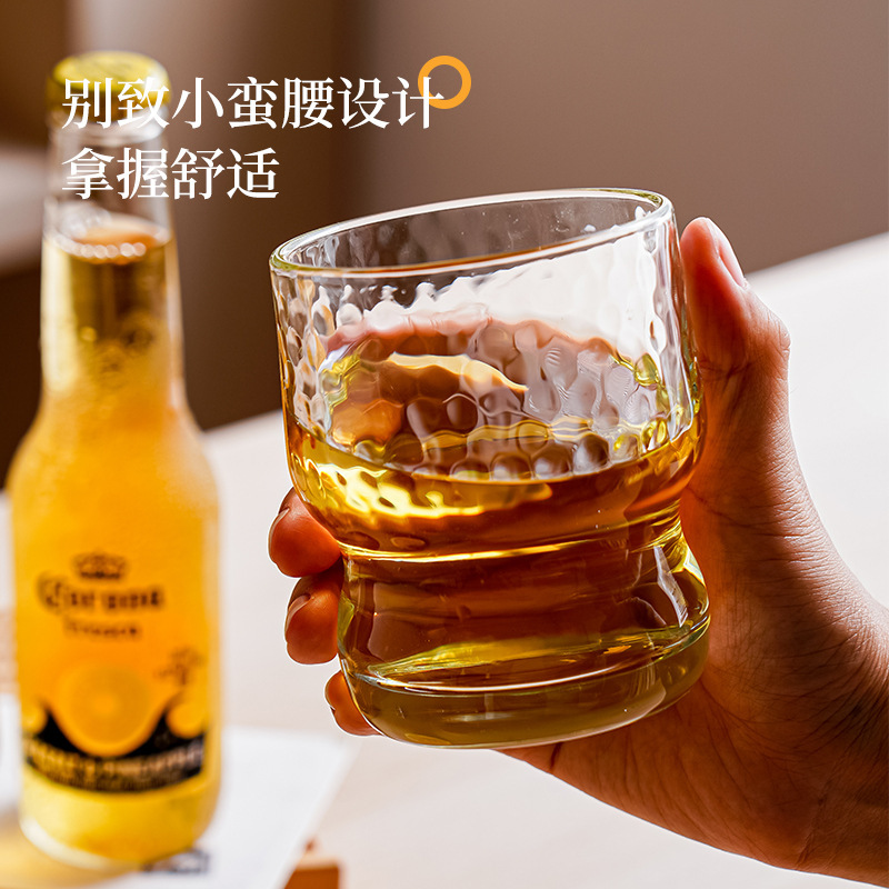 High quality glass tea cup for whiskey
