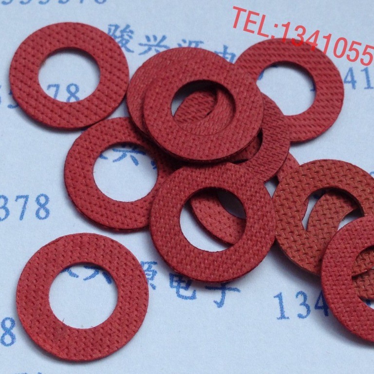 M8红钢纸垫M8*16*1 M8X16X1 螺丝垫片 绝缘小垫圈 平介子m8平垫