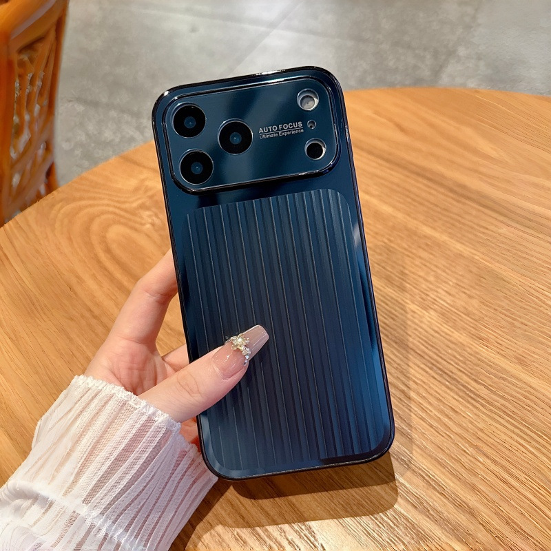 秒变iPhone18promax电镀散热边瓦楞手机壳苹果17高级16防摔保护套