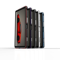 索尼Xperia5 V金屬邊框式手機殼鏡頭圈防摔保護套鎖螺絲適用新款