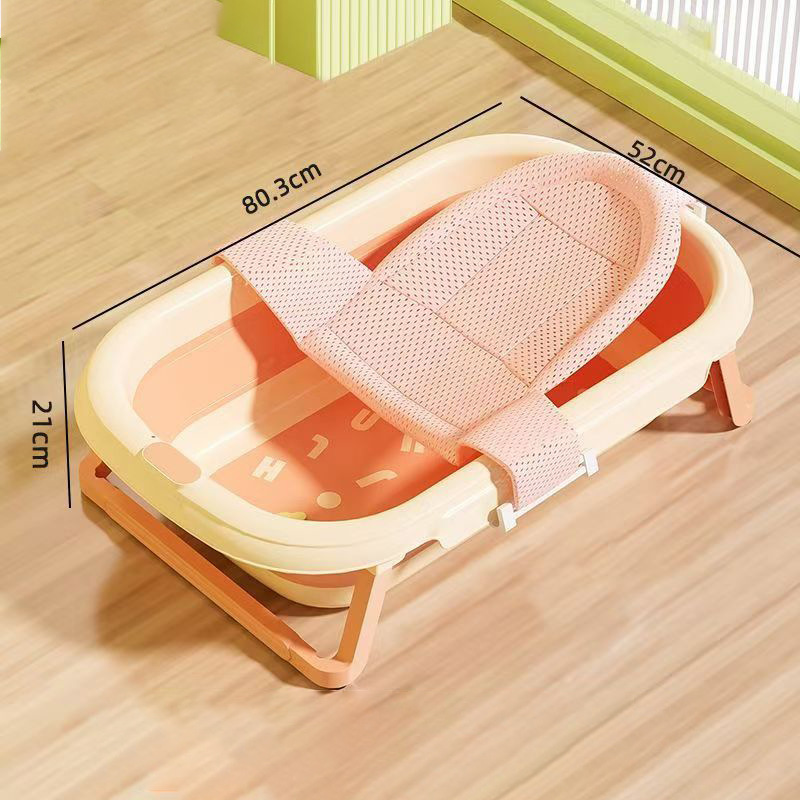 Bebé Baño red bolsillo bebé baño artefacto sentado y acostado estera antideslizante recién nacido bañera soporte de suspensión alfombra de baño Universal