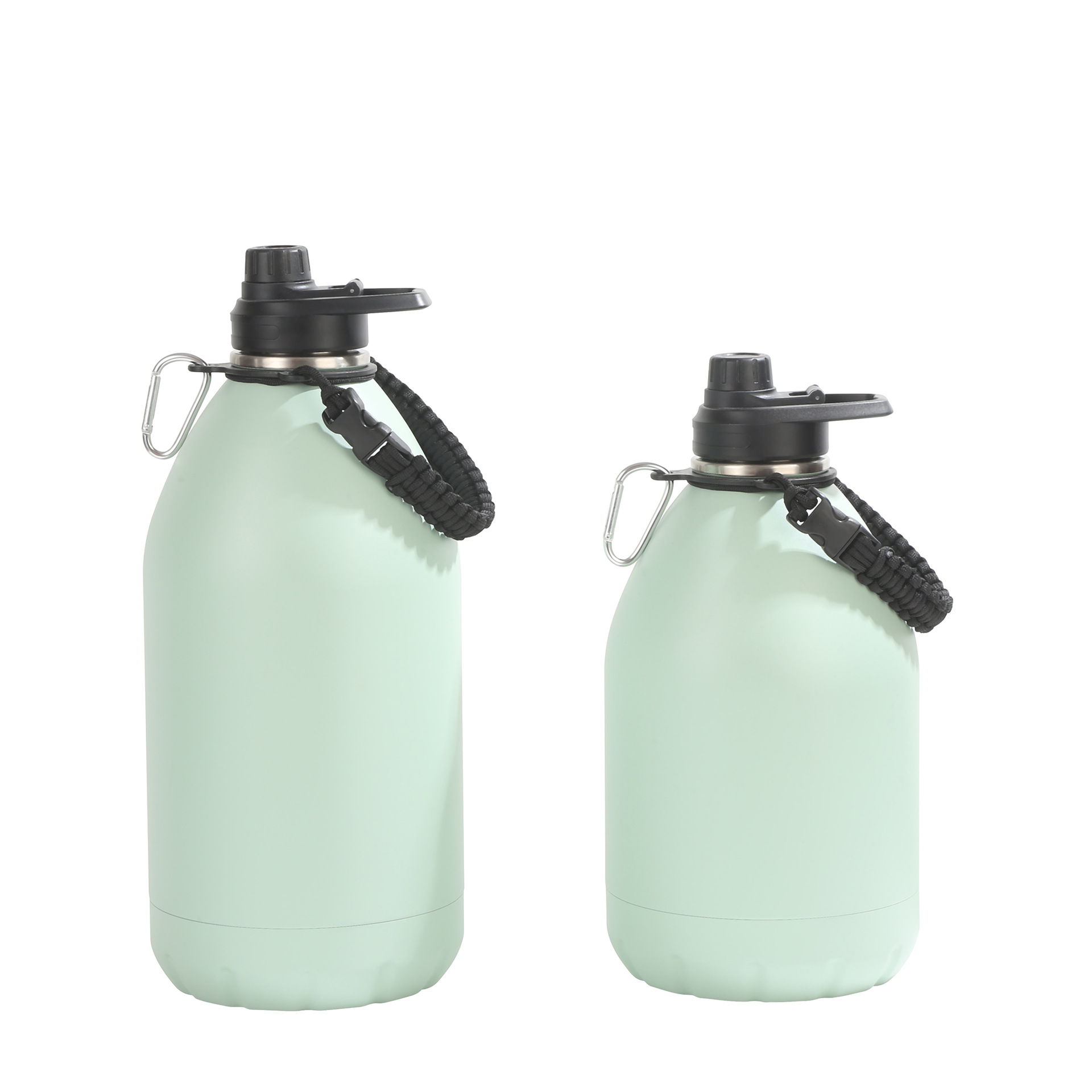 Comercio exterior taza de agua deportiva de gran capacidad 304 botella deportiva de acero inoxidable botella deportiva portátil botella de agua al aire libre