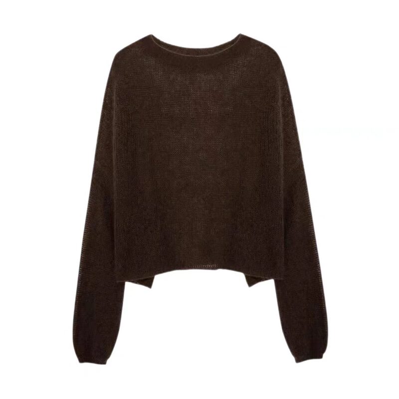 In stock: 2026 Autumn New Collection – French-style casual, slimming, round-neck knit sweater, same style as celebrities – 5G8132171 In stock: 2026 Autumn New Collection – French-style casual, slimming, round-neck knit sweater, same style as celebrities – 5G8132171