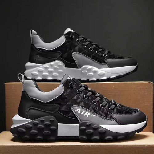 Foreign trade large size 2024 new Forrest men's shoes sports casual sneakers thick soles enhanced fashion brand Waffle Daddy trendy shoes