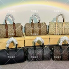 2025新款包男女单肩包C家老花贴饰Venturr手提旅行包波士顿枕头包