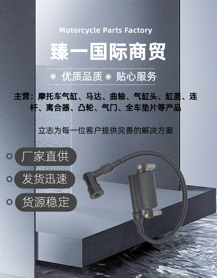 Motorcycle Ignition Coil Suitable for Yamaha/Virago250/Xv125/Xv250/95-07 High Voltage Package