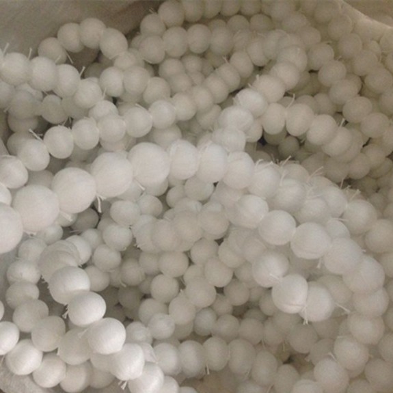 上海生产40.50纤维球 污水吸附 拦截 净化油水分离改性纤维球滤料