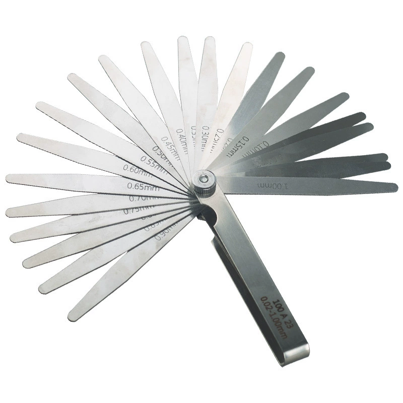 Комбинация толщины 75-300 мм штепперной линейки Комбинация штепперной линейки 0,01-1 мм метрический английский зажим латунный лист