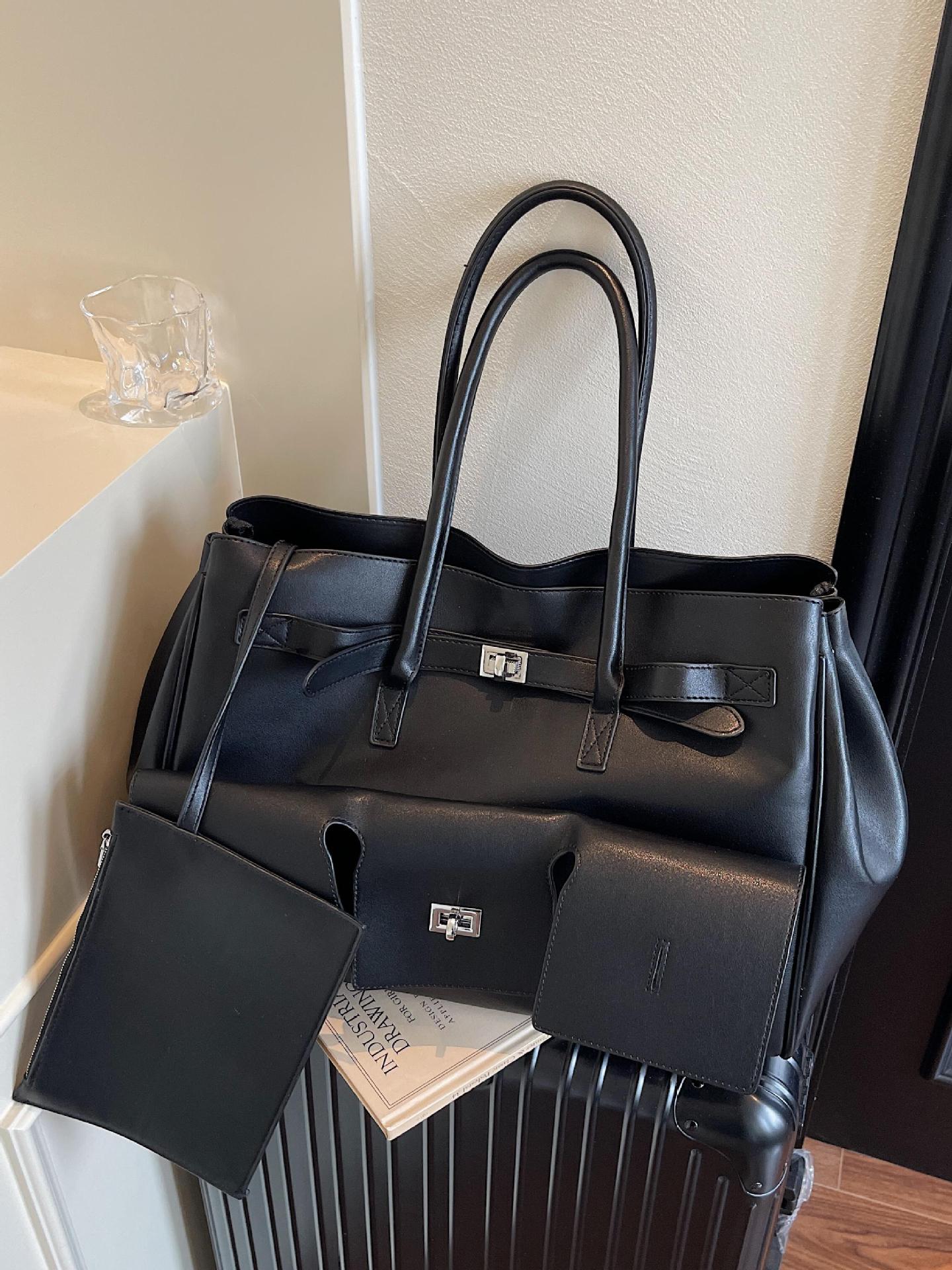 Bolso de viaje portátil retro explosivo transfronterizo 2025 nuevo maletín casual versátil bolso de alta gama de un solo hombro