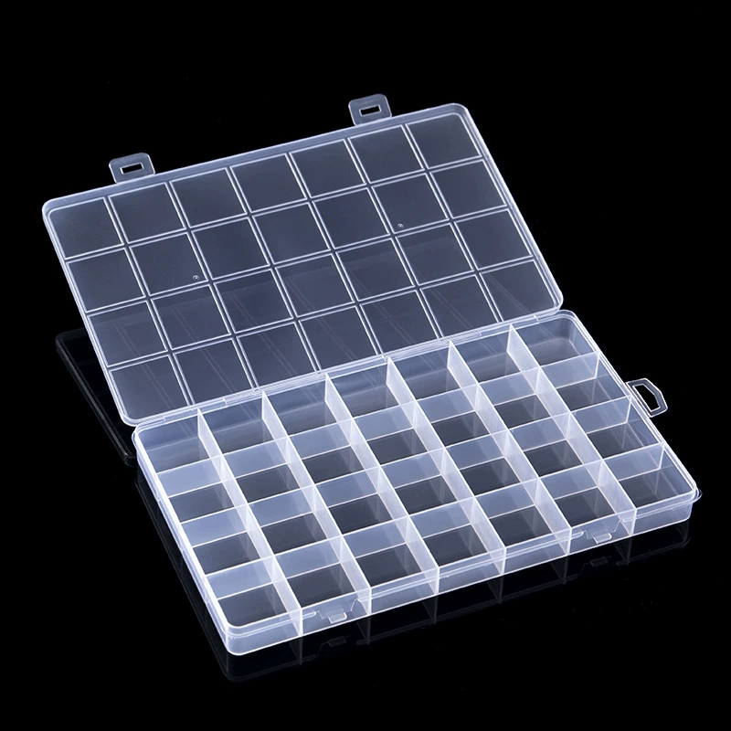 Пластиковый настольный контейнер для хранения 10 15 24 Dingjie Diplocked Fishing Honey Accessories Jewelry Cosmetic Package