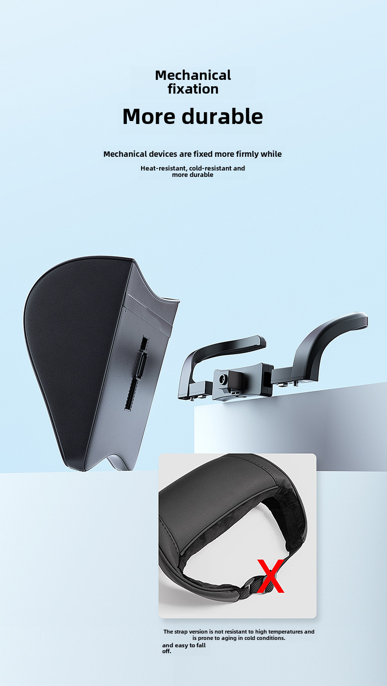 Car headrest mechanical adjustment neck protection ModelY3 headrest suitable for tesla tesla car seat back cushion_voghion.com