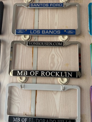 American Standard Aluminum Alloy Color Car License Plate Frame