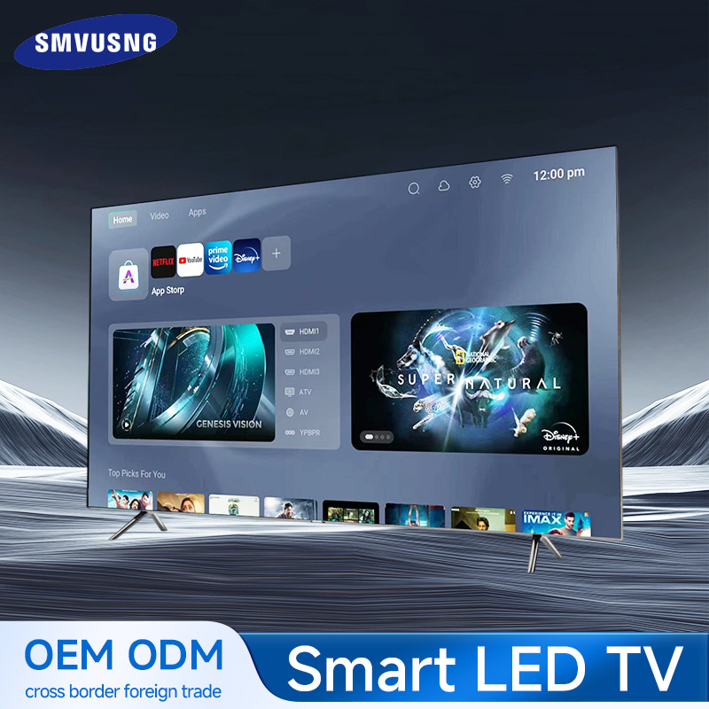 Led 32inch / 65inch Lcd Tv Network Smart 4K Tv Smart Tv Cross-Border Tv for Foreign Trade Export