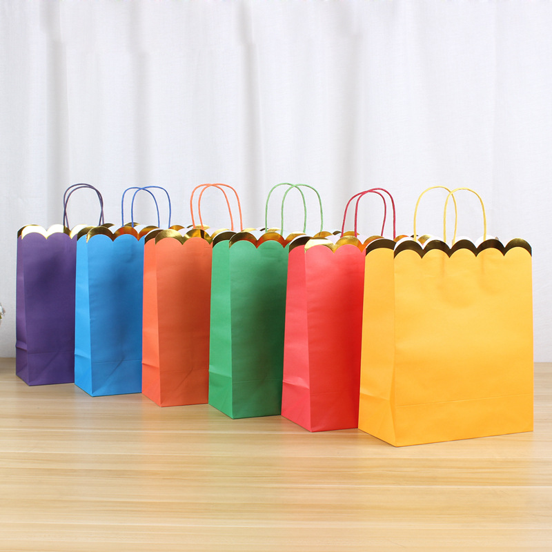 牛皮纸袋手提袋定 制手拎包装礼品袋礼物服装店衣服女装印logo