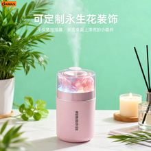 跨境迷你加湿器卧室车载小型静音大雾量七彩氛围灯客厅轻音加湿器