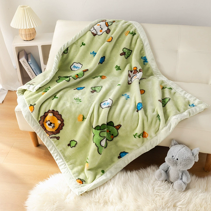 2024 новые детские одеяла Raschel двухслойные утолщенные детские одеяла детские одеяла детские одеяла осенние и зимние кондиционеры