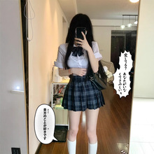 原创jk制服半身裙【夜之夏】日系正版女格裙百搭辣妹学院风