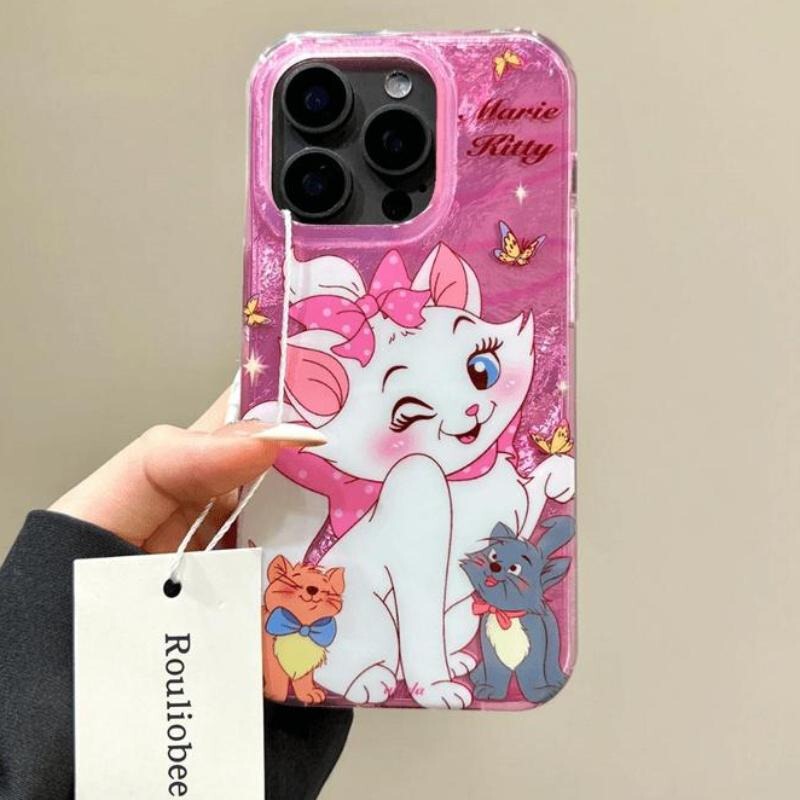 Mary Pretty Cat Is Suitable for Iphone16Pro Apple Mobile Phone Case 15Plus Cartoon 14Promax Cute 13