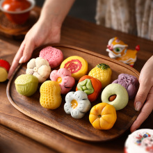 中秋新款月饼和果子糕点摆台下午茶小零食多口味混搭批发采购散装