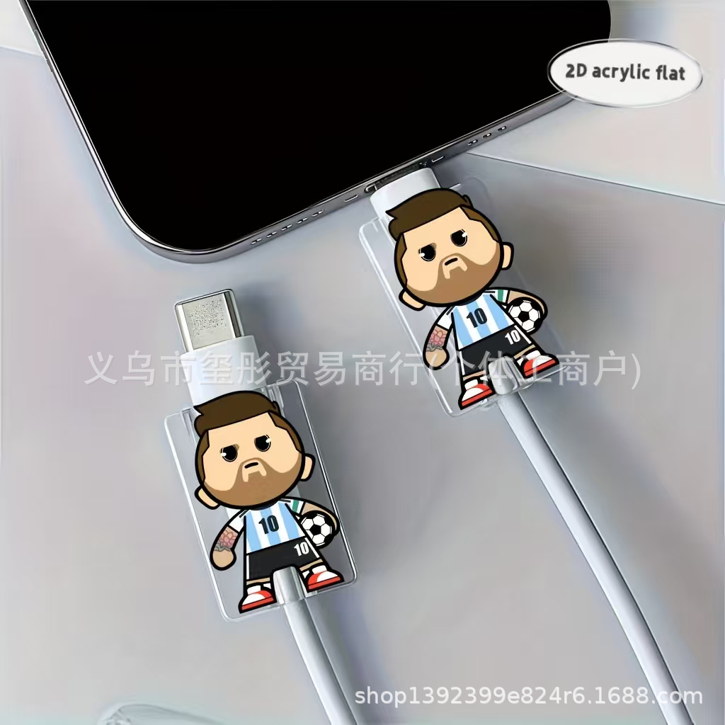Nuevos cables de carga acrílicos decorados para Apple Lightning y Type-c