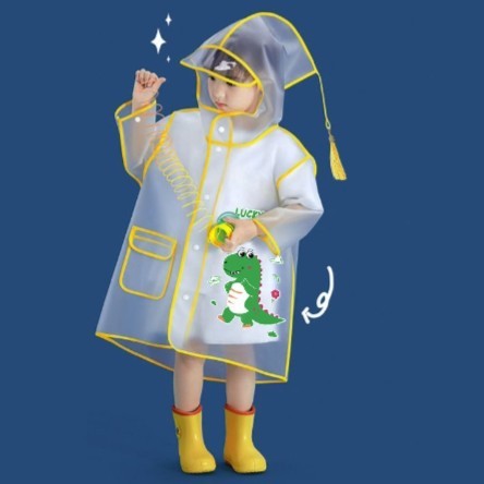 儿童雨衣雨鞋男孩女童2岁幼儿园专用小学生上学雨披宝宝雨靴套装|undefined
