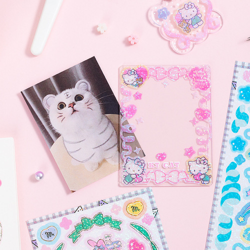 Sanrio Pudding Cinnamon Dog Melody Culomi Cute Gupan DIY Guka Sticker Hand Account Cartoon Material