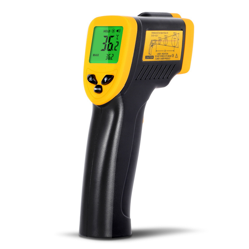 新款 工业红外线测温仪非接触测温枪 DT600 Infrared Thermometer|ms