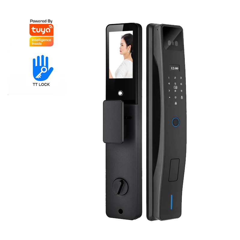 涂鸦民宿密码锁带指纹电子智能门锁通通锁远程开锁指纹锁c级芯锁