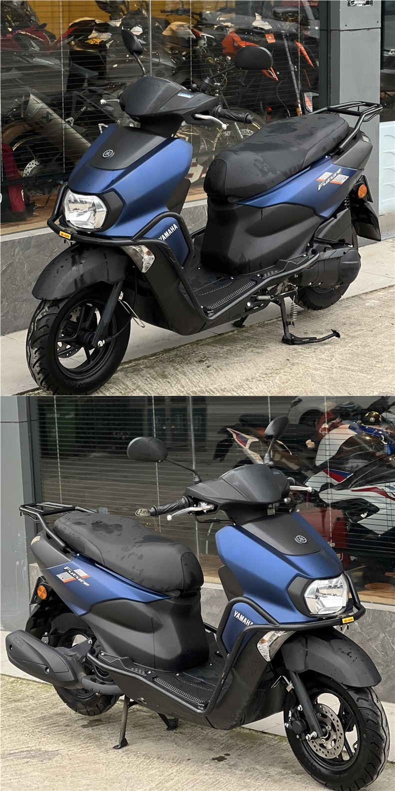 Suitable for Yamaha Xuying 125 Bumper Front Bumper Jym125T-3 Motorcycle Anti-Fall Bar Large Pedal Modification
