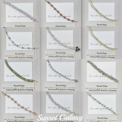 Plated 18K Gold Zircon Spacer Beads – Zərgərlik ara hissələri