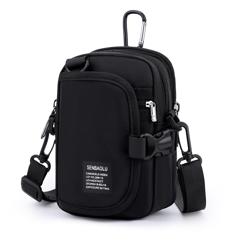 Factory wholesale Korean fashion outdoor men's waist bag multi-function shoulder messenger bag multi-back Leisure coin purse Factory wholesale Korean fashion outdoor men's waist bag multi-function shoulder messenger bag multi-back Leisure coin purse