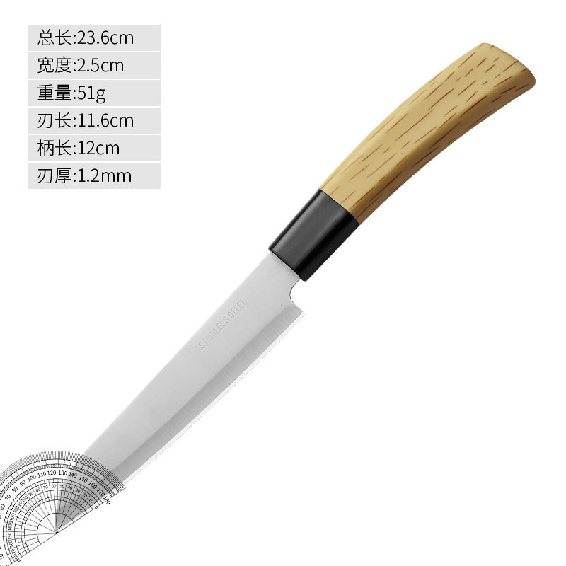 Yangjiang Knife Kitchen hogar cuchillo de acero inoxidable mango de plátano 14 juegos de cuchillos multipropósito fábrica al por mayor