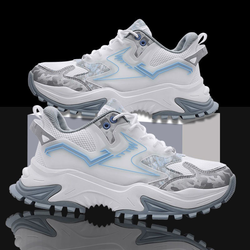 Nuevos zapatos de hombre transfronterizos moda coreana moda zapatos casuales sneaker zapatos de viaje zapatos deportivos de papá para hombres al por mayor