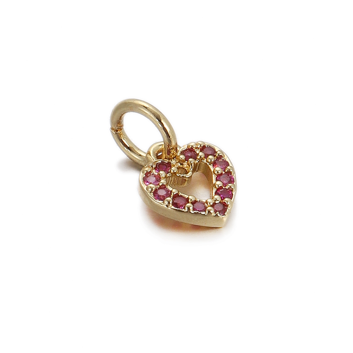 5g Weight Pendant, Chain Jewelry Making Type Copper Chain Material 1 Piece Quantity Holiday, Daily Occasion Copper Material Portrait, Heart Shape Pattern Unisex Gender Plating Design Retro, Simple Style Style 1 Piece Copper Portrait Heart Shape Pendant Chain 37