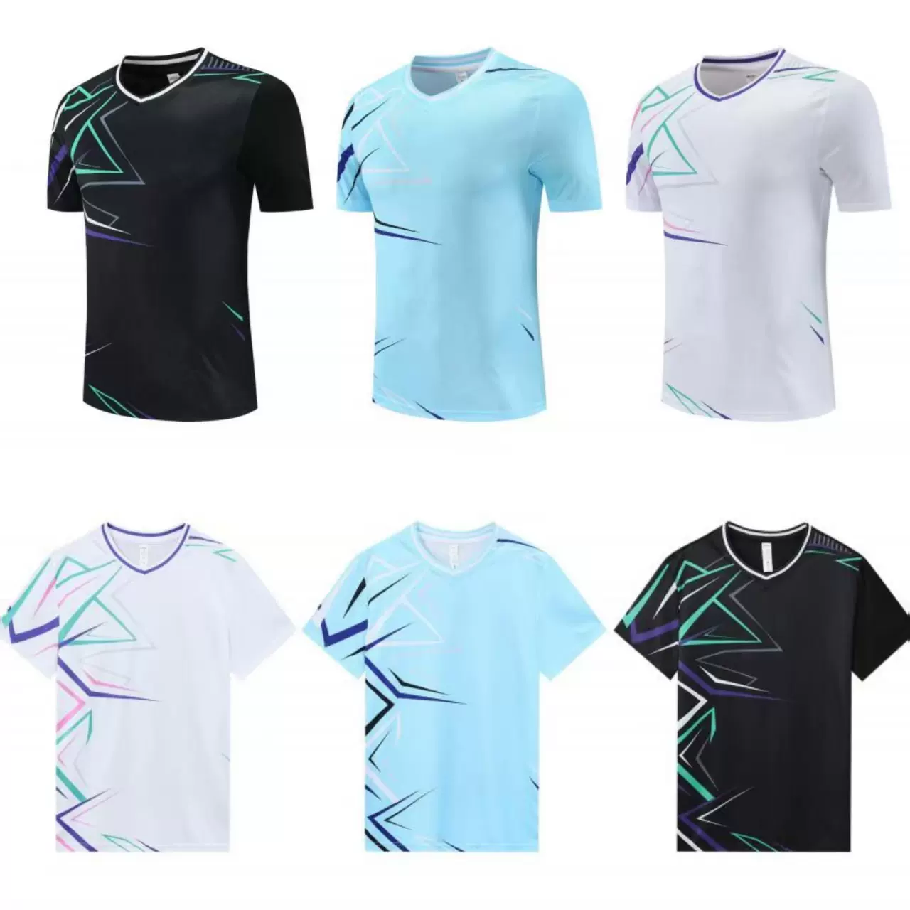 工厂批发乒乓球服羽毛球服男女运动服短袖速干透气运动比赛服定制