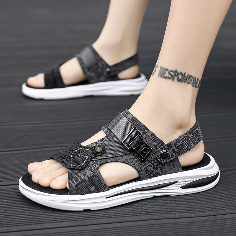 2024 verano nuevo versátil sandálias casuales sandalias de moda al aire libre para hombres zapatillas deportivas para hombres