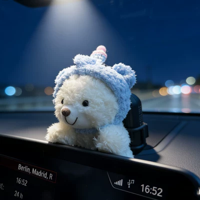 backpack adhesive-free gadget, car – Sürətlər qutusu və əl tormozu başlıqları - elephant-hat-white-bear-screen-mount-etc-bracket
