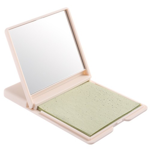 Oil-absorbing paper with mirror for facial oil-absorbing women's special shrink pores portable oil-removing facial paper box 250 sheets