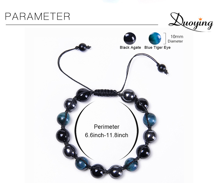 Fashion Gradient Color Agate Handmade Bracelets 1 Piece